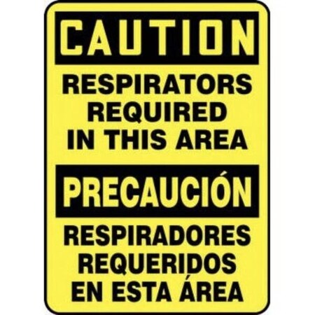 Accuform BILINGUAL Safety Sign  SPANISH SBMPPE440XV SBMPPE440XV